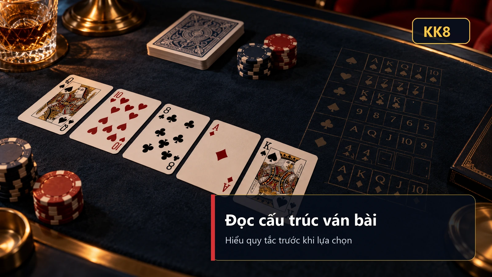 KK8: Kinh nghiệm xem điều kiện game bài rõ ràng hơn